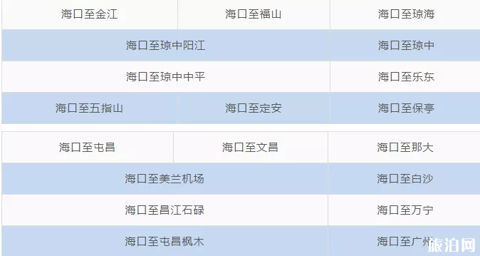 2020海南恢复客运汇总 海口汽车西站发班时间 2020海南恢复客运汇总 海口汽车西站发班时间