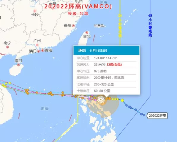 2020年22号台风环高登陆时间 台风环高会影响三亚吗 2020年22号台风环高登陆时间 台风环高会影响三亚吗