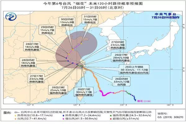 台风烟花将二次登陆上海 台风烟花到哪了