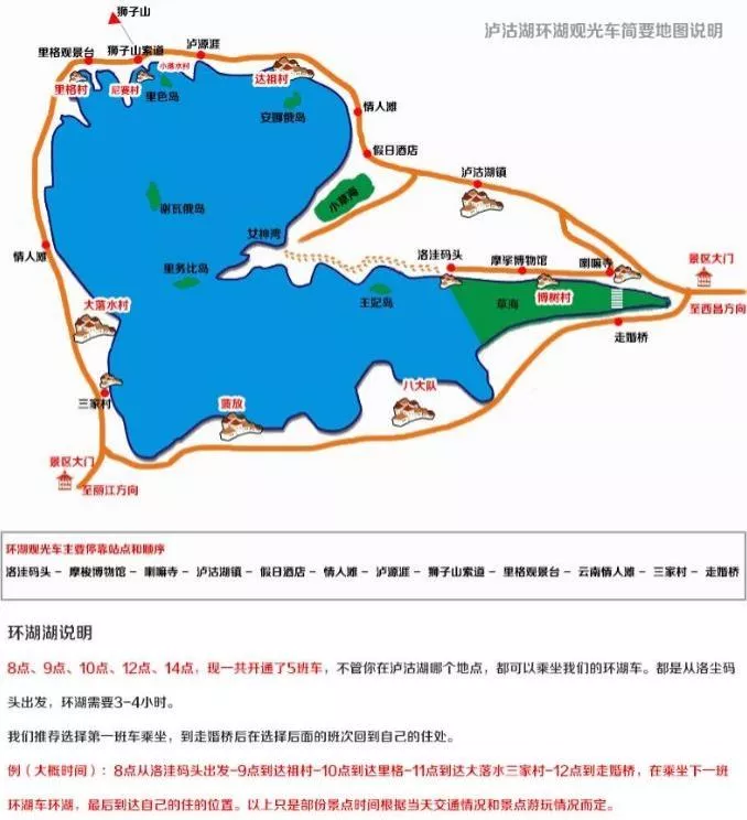 泸沽湖环游攻略 泸沽湖环游一圈多少公里