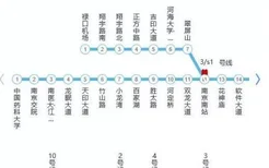 南京地铁1号线线路图+站点名称+沿途景点