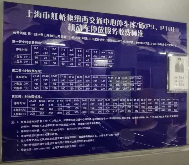 2022上海虹桥火车站停车场收费标准 附附近停车场介绍和车子停在哪里方便攻略