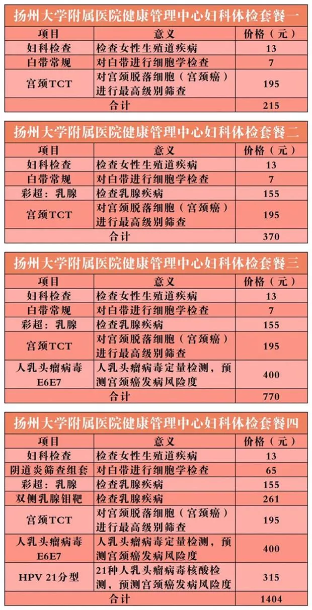 2021扬州各大医院妇女节体检优惠活动汇总