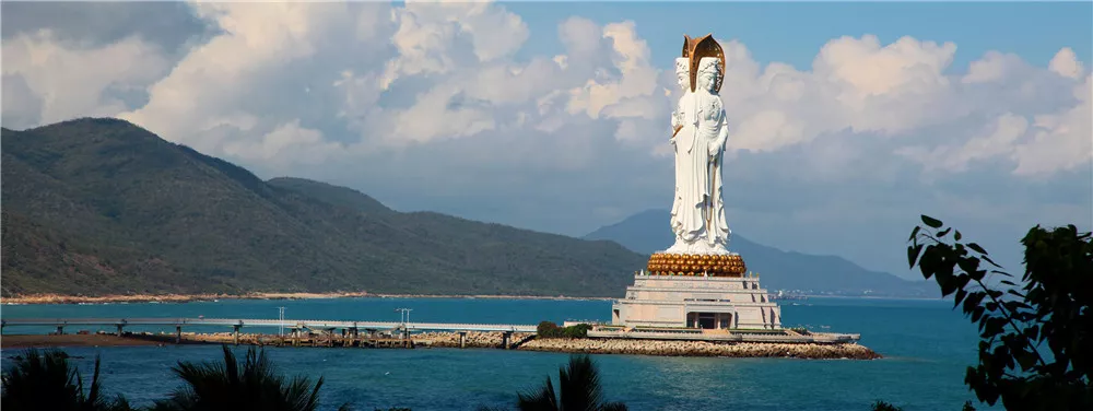 南山观音美景