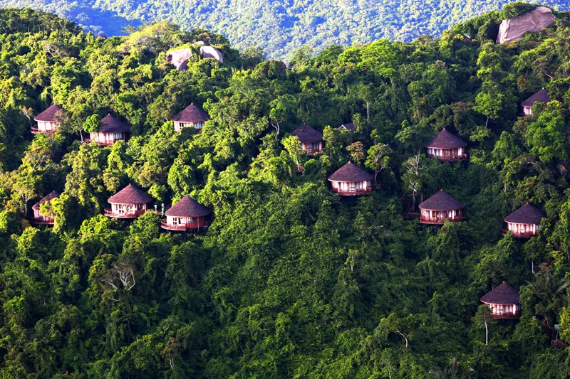 亚龙湾人间天堂鸟巢度假村外景