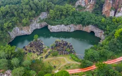 海南儋州特色旅游景点石花水洞地质公园